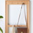 light Wood Color Upholstered Solid Wood  Bench