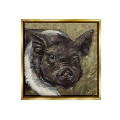 "Country Pig Paint Elm" par Sara G., motifs sur toile