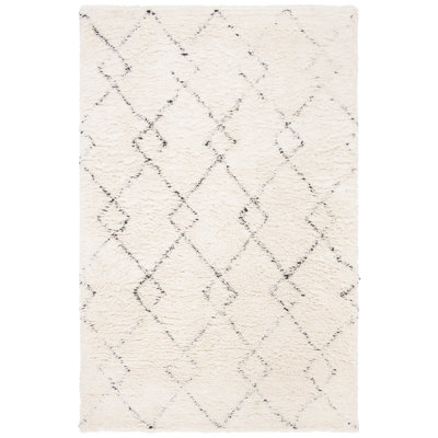 Powell Hand Tufted Wool Geometric Rug