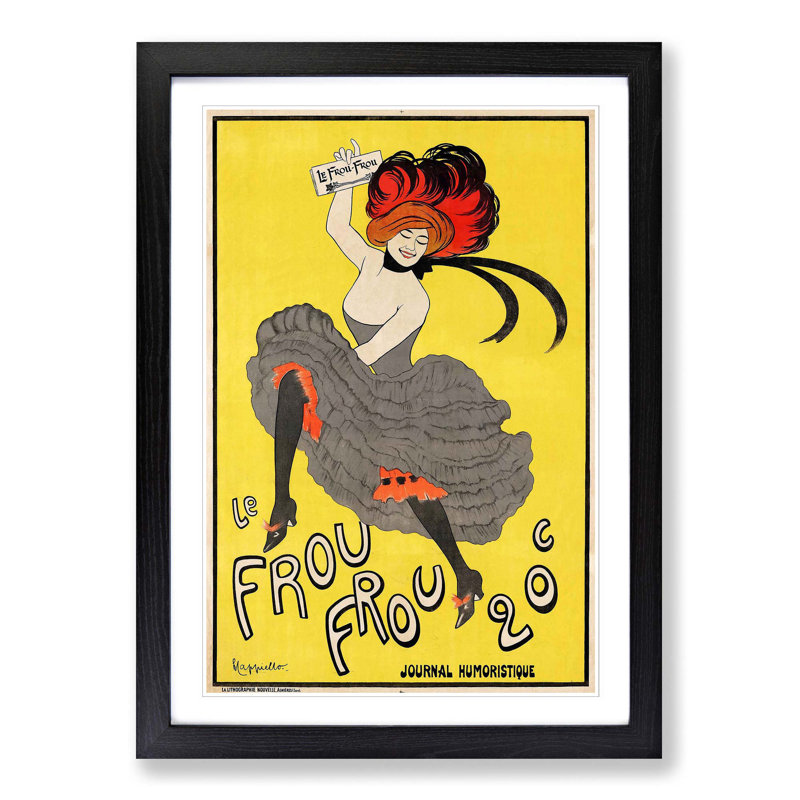 Single Picture Frame Print, Black