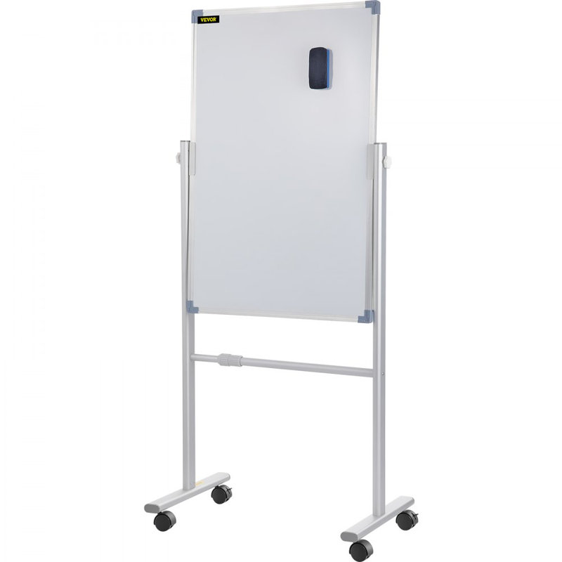 Petit tableau blanc magnétique réversible autoportant