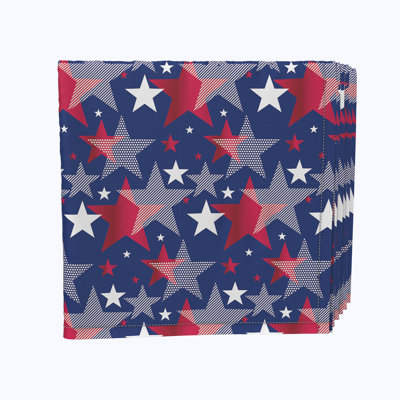 Polyester Geometric Square Napkin