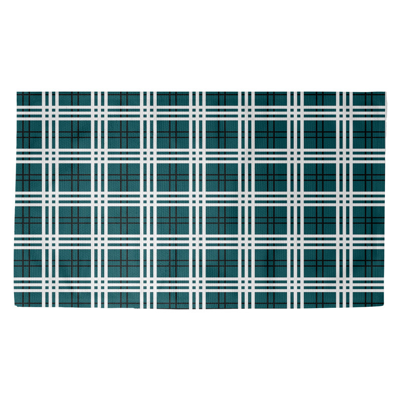 Plaid Indoor Rug, Rectangle 2' x 3'