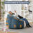 Oversized Curduroy Swivel Bean Bag Swivel Chair -400722317