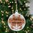 7'' Wood Holiday Shaped Ornament