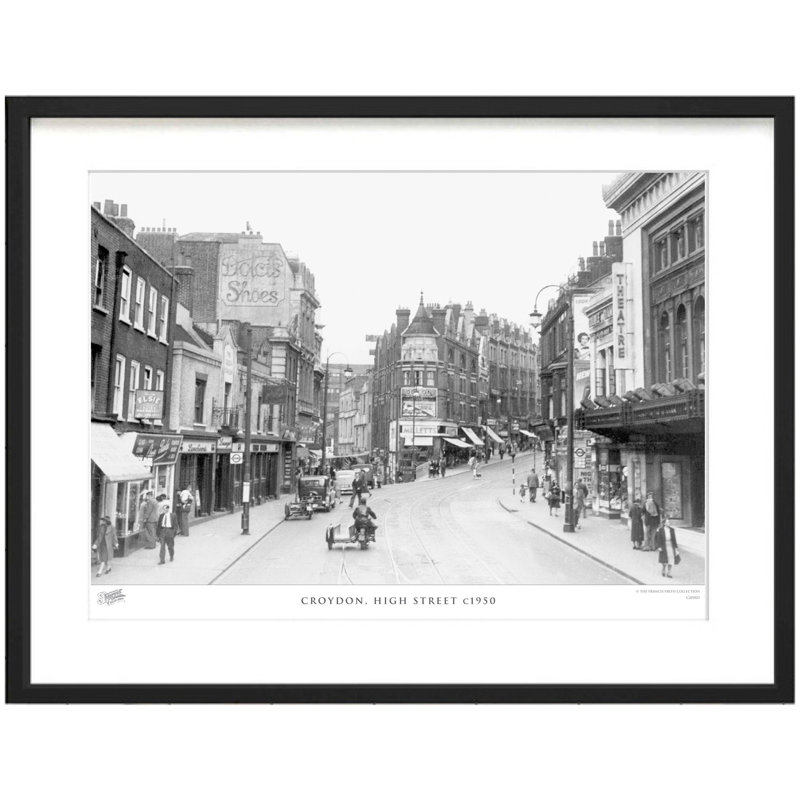 Croydon, High Street C1950 by Francis Frith - Single Picture Frame Print, 60cm H x 80cm W x 2.3cm D