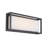 20" Framed Outdoor Dimmable LED Flush Mount Light, Black-69833684-69833683