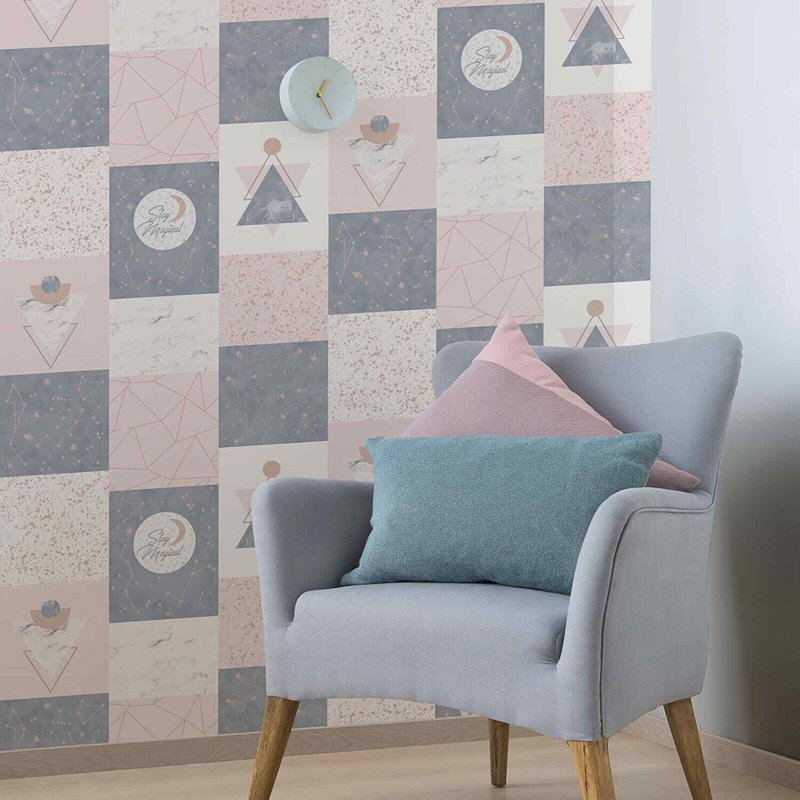 Halfdan 10m x 53cm Textured Matte Wallpaper Roll