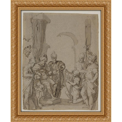 David plays the harp for King Saul
