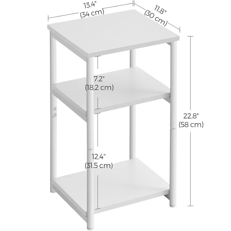 End Table, Classic White, Classic White