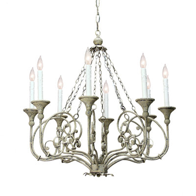 Preetesh 8 - Light Dimmable Empire Chandelier