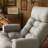 Trule Adjustable Reclining Ergonomic Floor Game Chair in Cement Gray