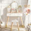 Coiffeuse et tabouret de maquillage pour enfants 2 pièces-276640629