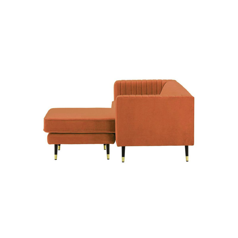 Monaville Universal Corner Sofa, Orange