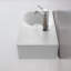 Lavabo de salle de bain mural Cube