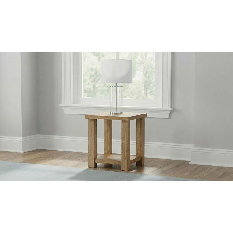 Table de bout rustique 20,15 po, brun