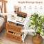 46cm W Manufactured Wood Bedside Table
