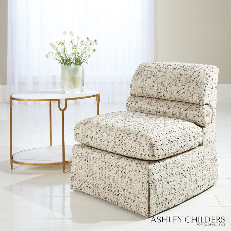 Bolster Slipper Chair-Truce-Kona