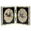 Double cadre, corne et os 2,75 po x 3,75 po