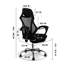 Fauteuil de direction avec repose-pieds et accoudoirs