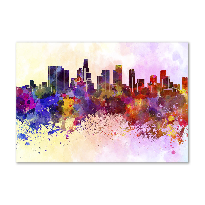 Los Angeles Colors - No Frame Print on Canvas