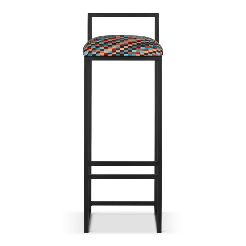 Machia Upholstered Counter Stool with Metal Frame