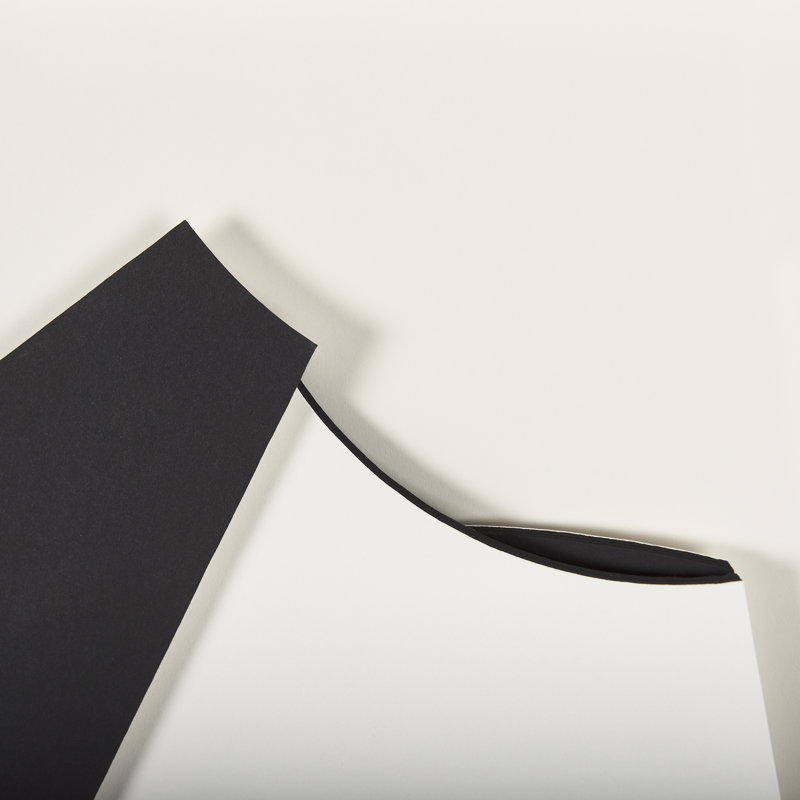 The Fold Paper II, une œuvre d'art originale sous verre faite à la main, The Fold Paper I