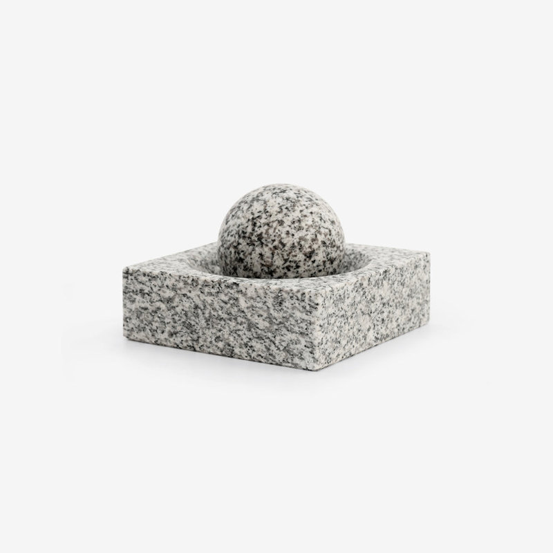 Orb Pestle & Mortar Light Gray