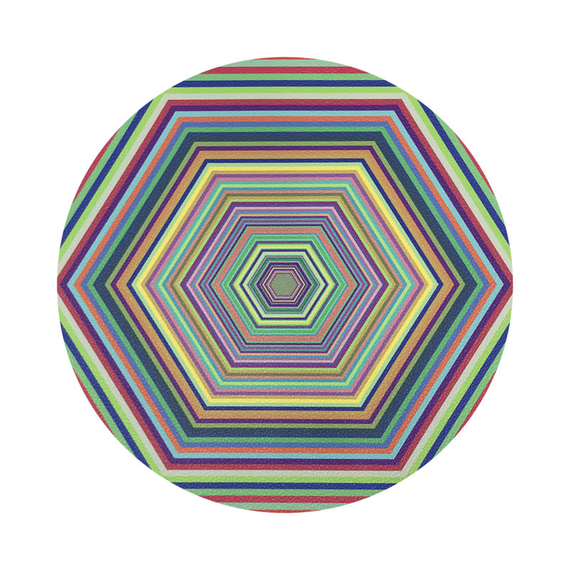 Hex Dylan Vegan Leather Round Coasters