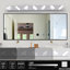 Applique murale moderne pour salle de bain à DEL 7 lumières et acrylique à intensité variable 42 W, 100 à 120 V, meuble-lavabo 6000 K-515571705-515571707-515571680
