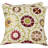 SaintCroix Embroidered Feather Linen Reversible Throw Pillow