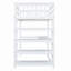Lit mezzanine avec tablettes de rangement et bureau sous le lit-2097022957-2097022958
