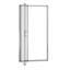 Larocca 112cm W x 1900mm H Framed Bi Fold Shower Door with Clear Glass-1776366866