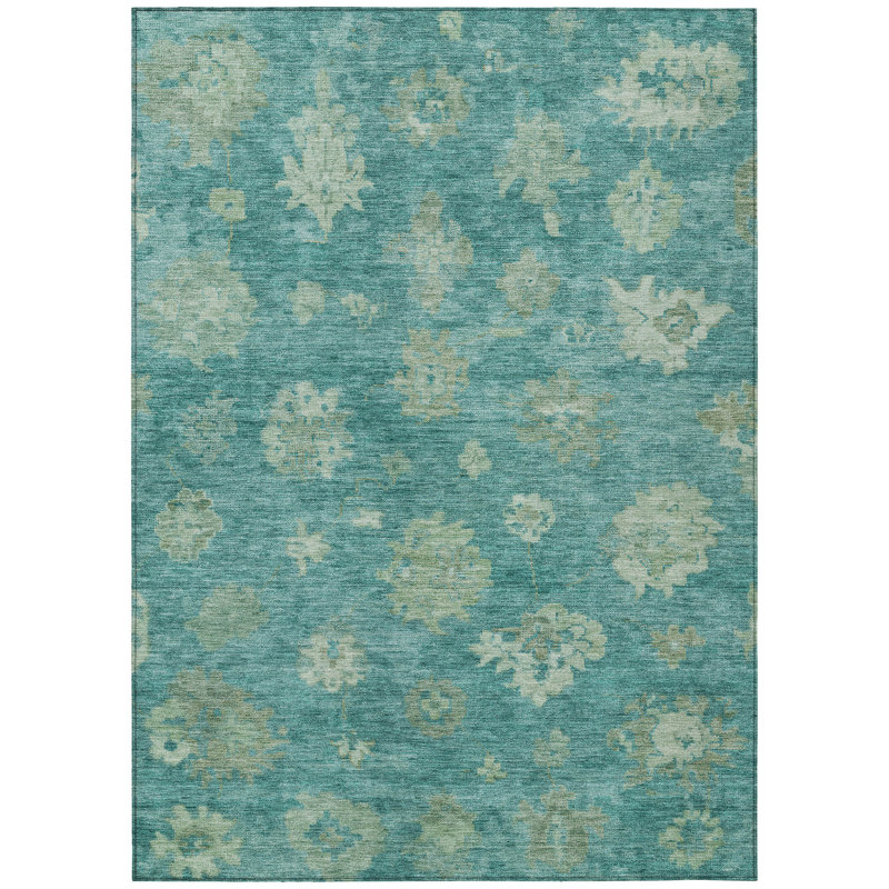 Machine Washable Indoor/Outdoor Chantille ACN2305 Global Rug, Rectangle 5' x 7'6"