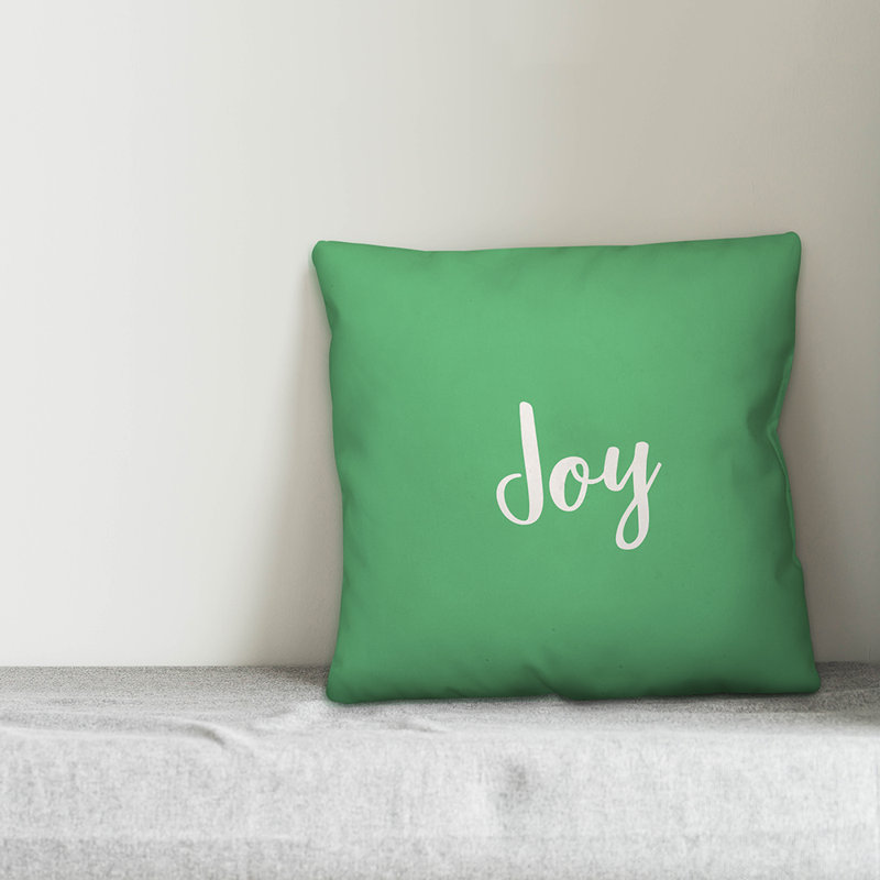  Coussin Joy, Vert clair, Coussin décoratif