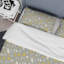 Plumes de Bohème jaunes et grises - Ensemble de housse de couette Bohème - Microfibre de polyester-861950836