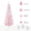 Arbre de Noël artificiel enneigé avec branches réalistes et base en plastique-692338707