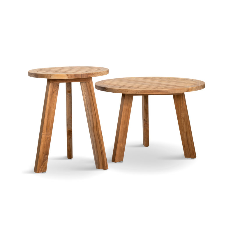 Link Solid Wood Nesting End Table