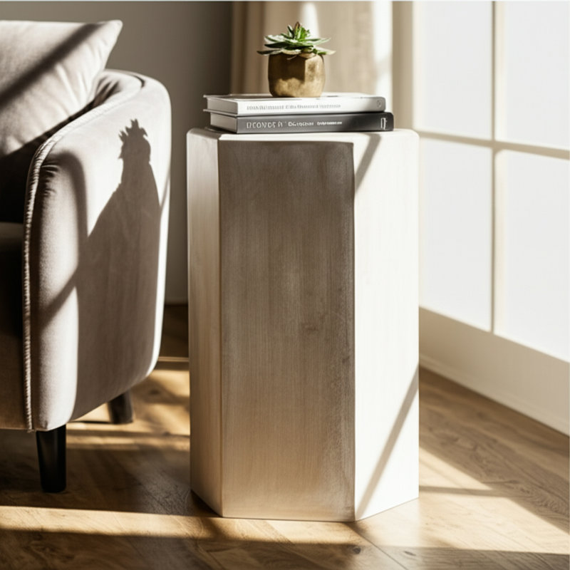 Table d'appoint Elegant, H 30 po x l 12 po x P 12 po