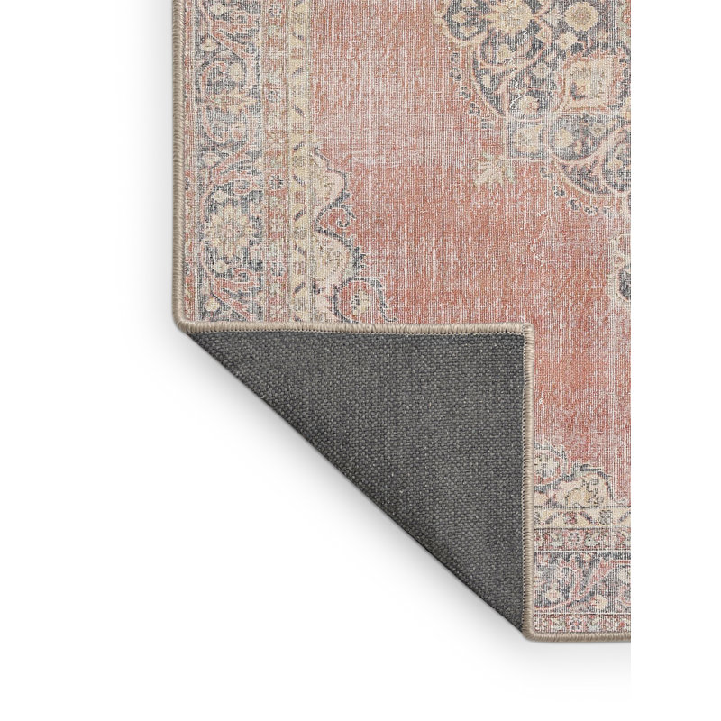 Tapis oriental orange / gris, Rectangle 2 pi x 5 pi