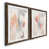 Papier, cadre noyer