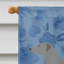 Caniche en polyester à 2 côtés 40 x 28 po standard welcome drapeau maison-957493158