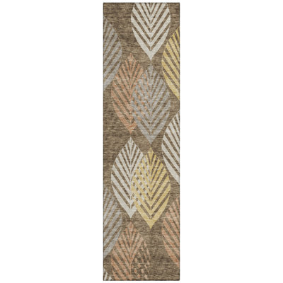 Neysa Washable Floral Indoor Rug