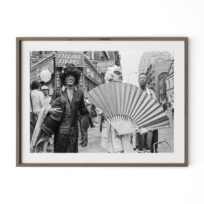 Marsha P. Johnson At Pride March Print by Barbara Alper