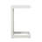 Alu C-Shaped Table White-445188991