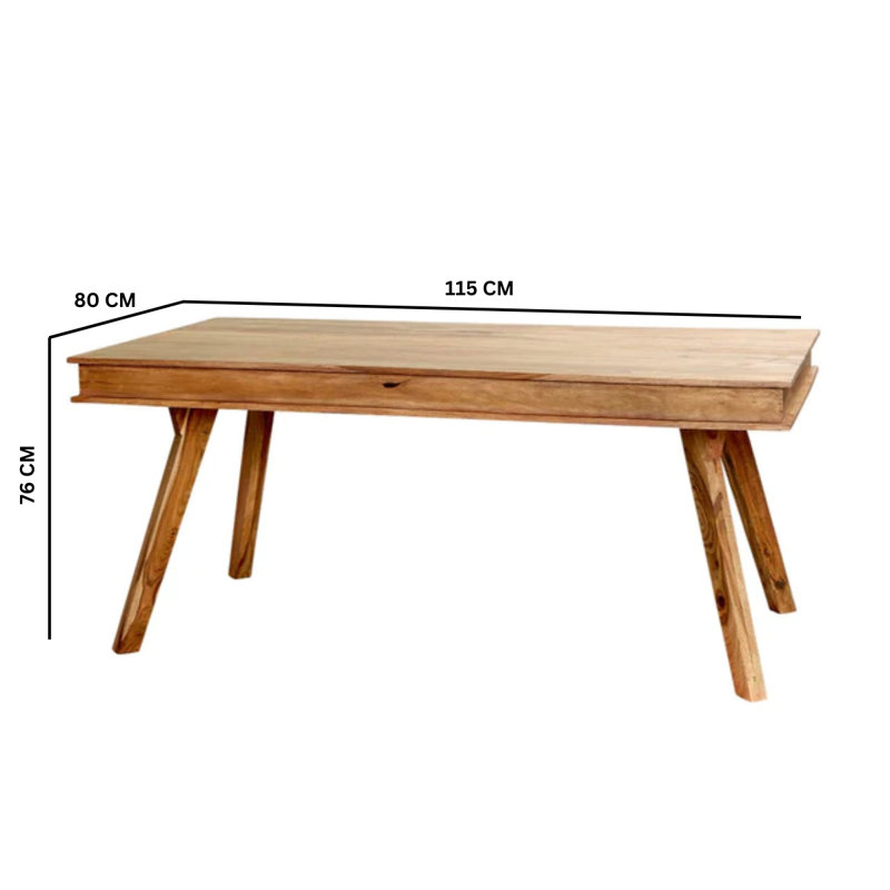Kyree Solid Wood Dining Table