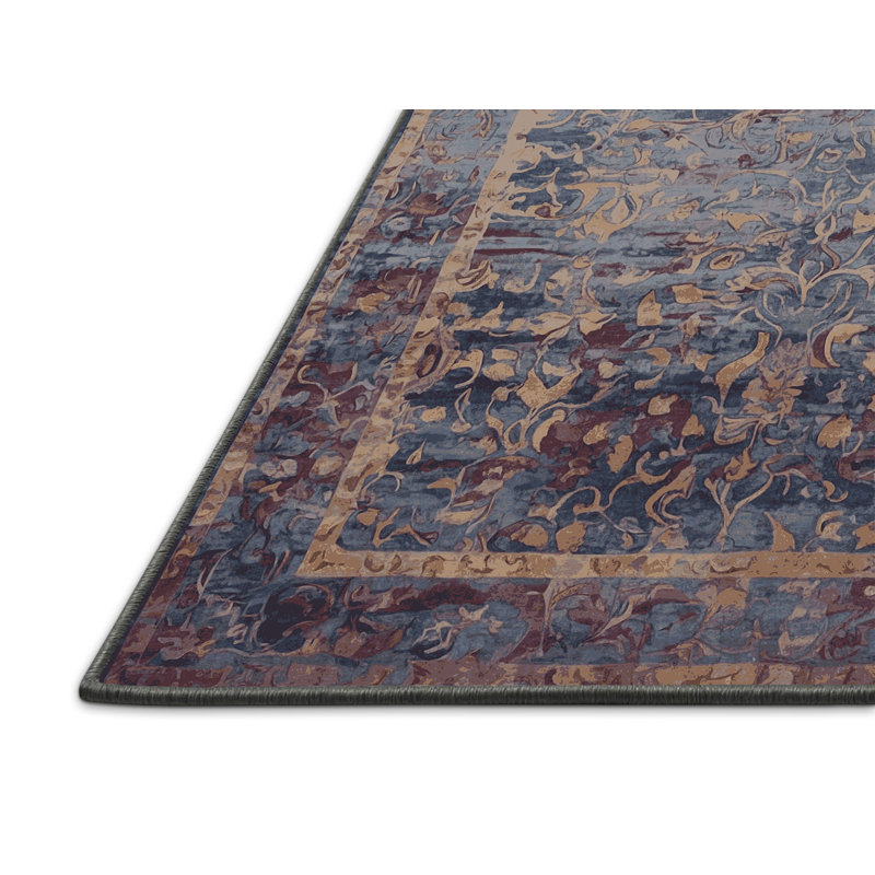 Tapis gris soyeux et moelleux, Rectangle 5 pi x 7 pi