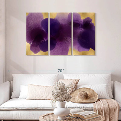 Avery Free Form Purple On Gold