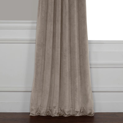 Matra Room Darkening Rod Pocket Single Curtain Panel