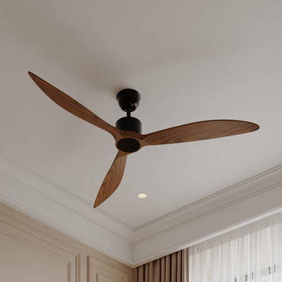 65" 3-Blade Ceiling Fan - 6 Speed Settings With Remote Control